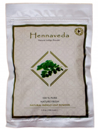 Hennaveda Indigo Powder. Organic Indigofera 100 gms/3.52 oz)