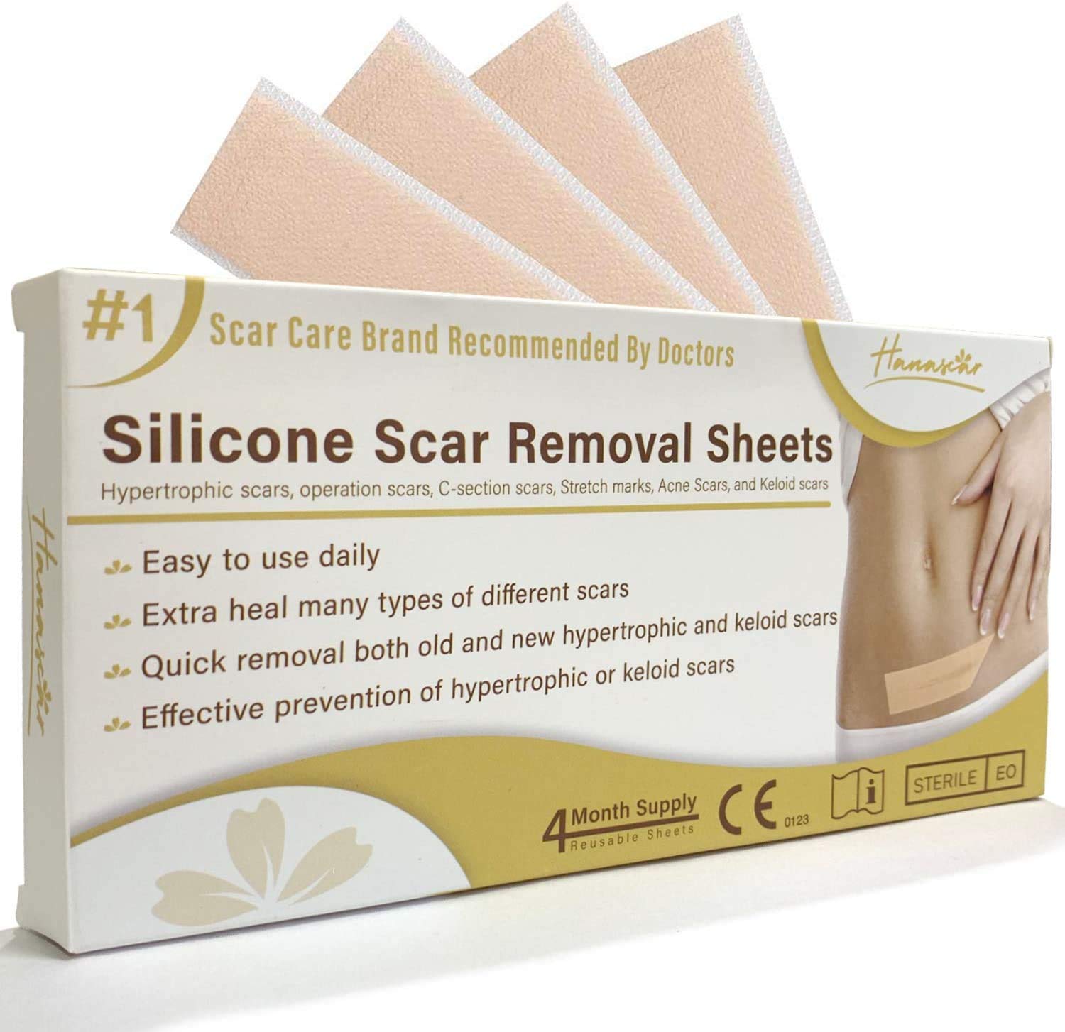 when can i use silicone scar sheets after c-section