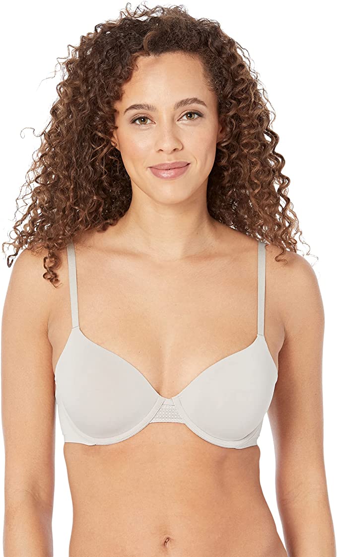 Calvin Klein Women's Perfectly Fit Flex Lightly Lined Wirefree Bralette,  Nymphs Thigh, S